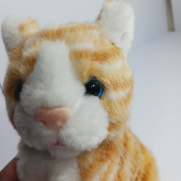 American Wego 7" Kitten Rurrs Cat Tabby Orange Cat Plush Stuffed Animal - Picture 8 of 9